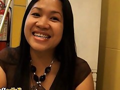 Filipina blowjob and a fuck with her